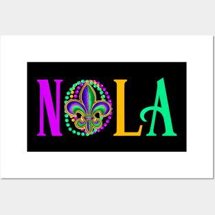 Mardi Gras  504 New  Louisiana Fleur De Lis Posters and Art